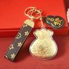 Gold Foil Pendant Keychain Charms - Lucky Bag Gifts