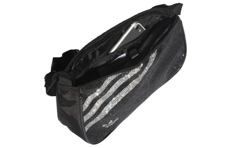 Adidas Originals Inner Compartment Fiberglass Crossbody Bags Mini Unisex Black H09133