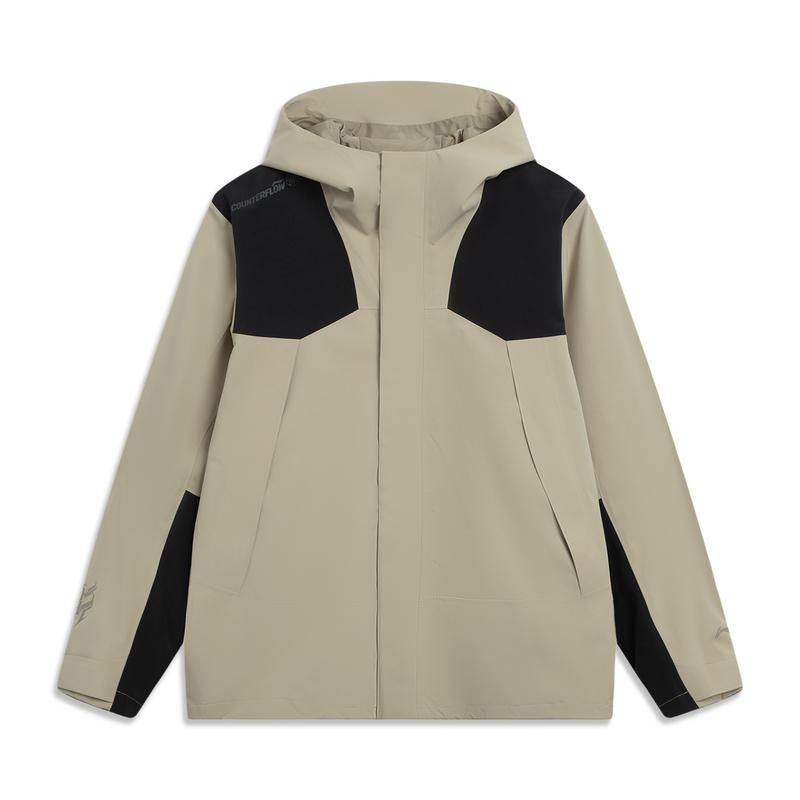 Li Ning CF Su Black Dazzle Fleece Warm Windproof Moisture Wicking Three In One Jacket Unisex Jacket AEMV063-2