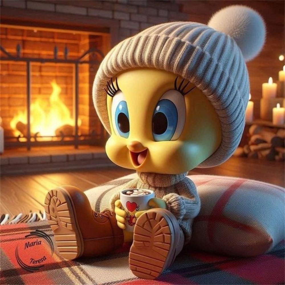 Tweety Bird Yellow Canary Looney Tunes Cartoon Diamond Painting DIY Cross Stitch Handmade Art Gift Crafts Home Decor Gift