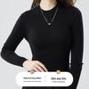 Fengxun Women's Slim-Fit 100% Merino Wool Turtleneck Sweater