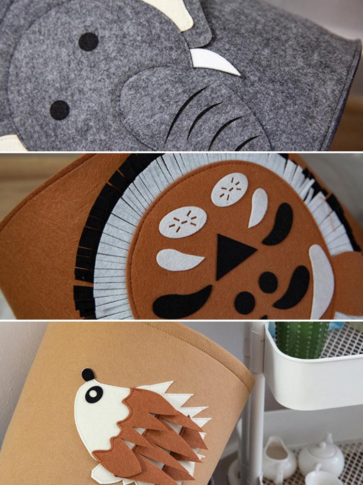 Löwe-Tiger-Wäschekorb, Kleidungs-Organizer, Halter, stehend, Aufbewahrungskorb, Spielzeug, Kleidung, Aufbewahrung, Eimer, Beutel