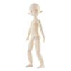 Chubby Elf Doll 30cm 22-Joint White Body Elf Doll for Customization Photography DIY Plastic Articulated Jointed Elf Toy for Collectors & Kids Role