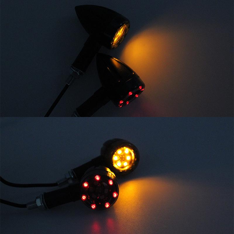 Motorcycle Tuning Turn Signal Lights Harley Led Lights Turn Signal Bullets