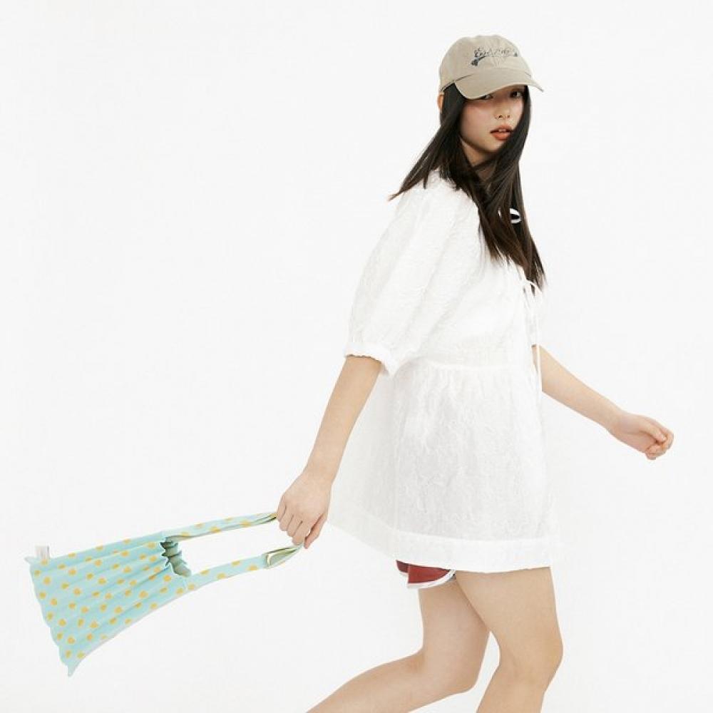 Pleatsmama Mini Shoulder Bag Lemon Dot