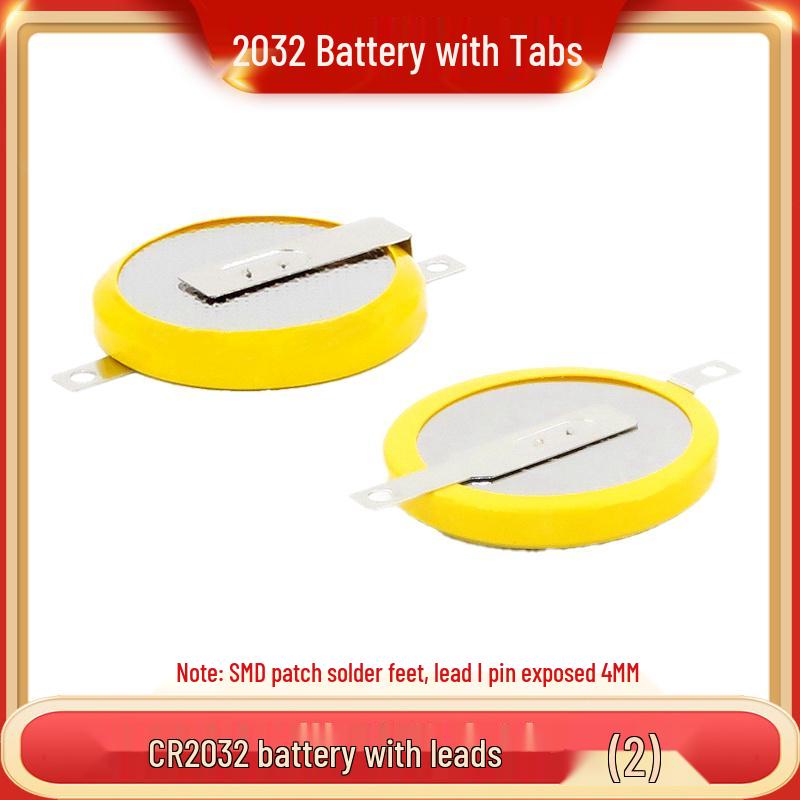 3V Coin Battery Holder for CR2032, CR1220, CR1632, CR2450 - Spring Contact SMD Connector