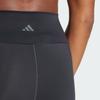Adidas All Me Luxes 7/8 Leggings with Solid Color Logo and Elastic Waist Women Bottoms Black IL7329