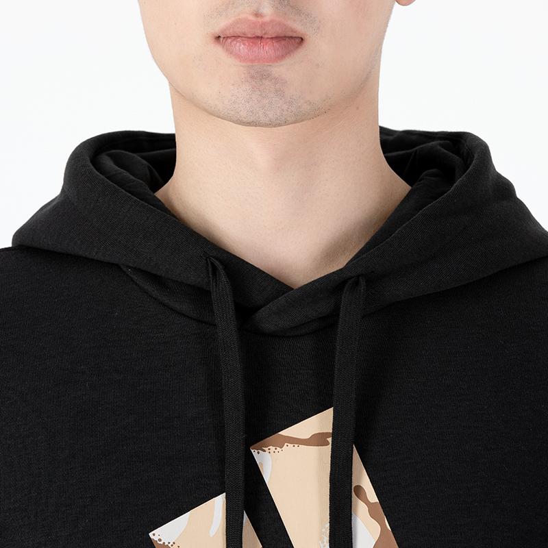 adidas Sweatshirts Men's Black Hooded Moderate Regular GV2126