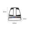 Carbon Faser Auto Lesen Licht Dekorative Rahmen Aufkleber Für BMW F30 F20 F34 F46 X5 F15 X6 F16 X1 F48 auto Innen Zubehör