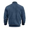 European and American Men's Suede Zipper Stand Collar Jacket for Spring and Autumn