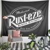 Rust-eze Bumper Ointment Tapestry Wall Hanging Vintage Retro Car Logo Art Decor for Bedroom Man Cave