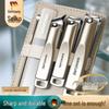 Nail Clippers & Ear Pick Set with Nail Art Decoration, Nail Pliers