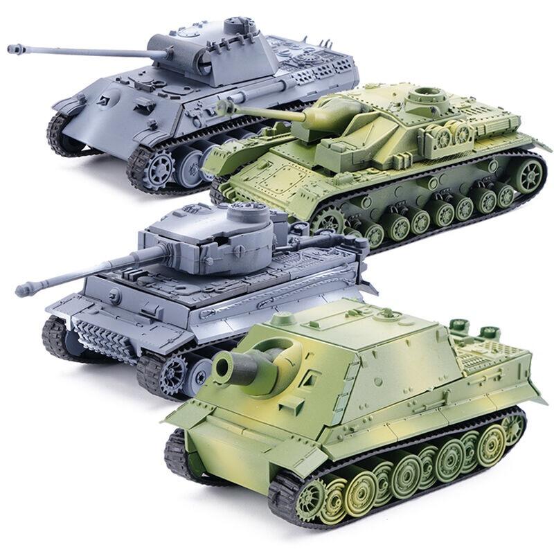 1:72 4D Plastic Puzzle Assemble SD.KFZ.7/2 panzer Tank Model World War II Model Assembling Military Playthings Designed For Children Gifts