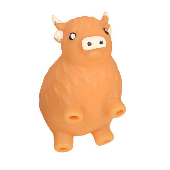 Highland Cow Squeeze Anxiety Toy Cattle Sensory Relief Highland Toy Soft Stretchy