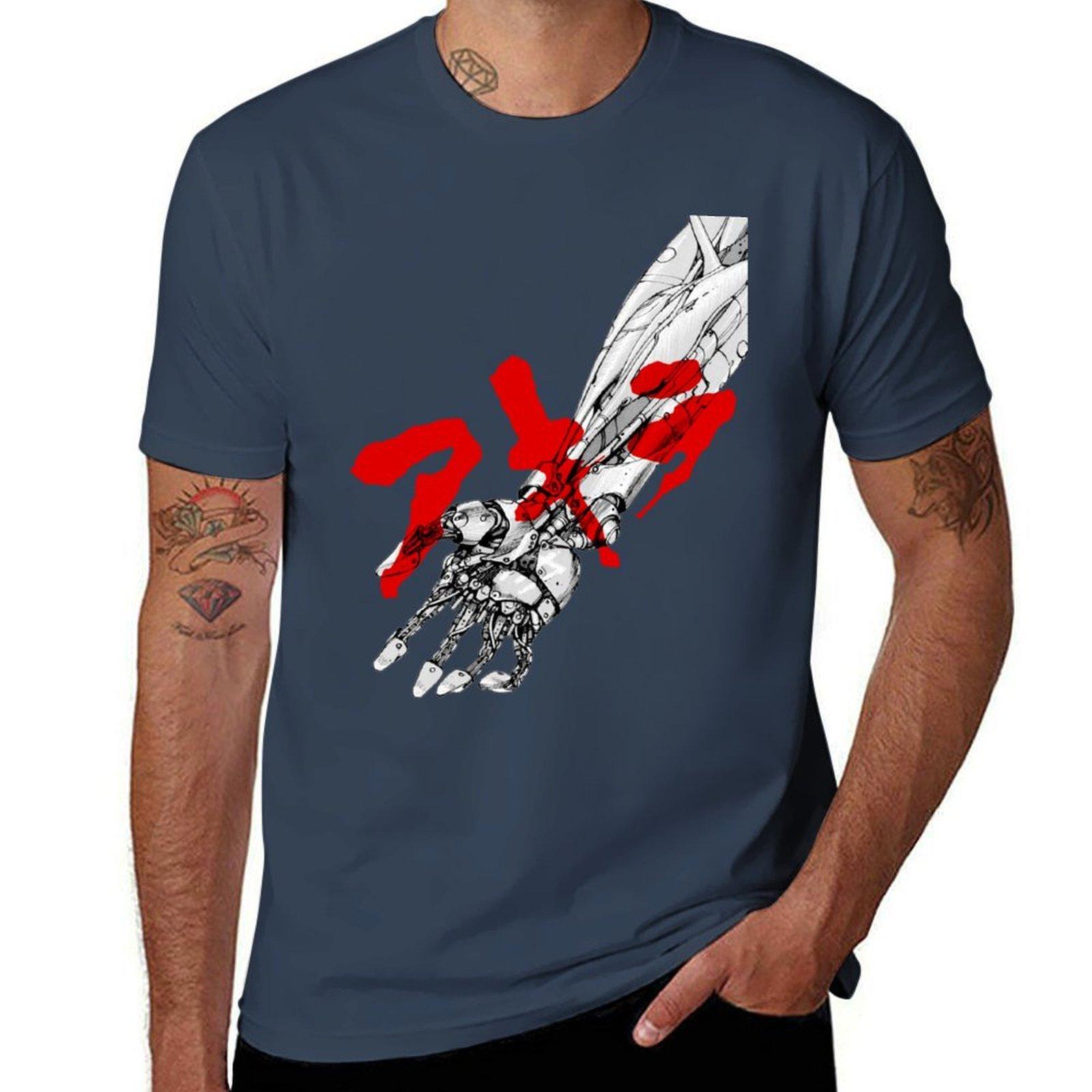Tetsuo Junk Arm From Akira Tshirt Casual Fashion Short Sleeve Cotton Tshirt S