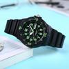 Casio YOUTH Series-MRW Disc Three-pin Diving Wind Sports Quartz Movement Resin Strap Japanese and Korean Watch Men's Watch Black Dial MRW-200H-3B