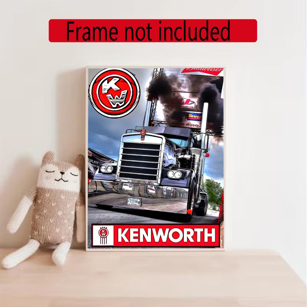 Kenworth 5D Diy Diamond Painting Round Diamond Mosaic Suitable For Beginners Diamond Painting Rhinestones Gift Frameless