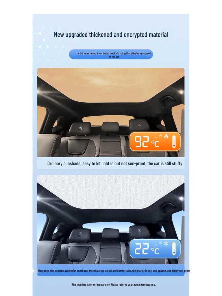 BYD Seal Tang Han Suede Heat Insulation Sunroof Shade