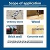 New 4/6/8/12mm Wall Drill Bits High Speed Steel Carbide Tipped Masonry Drill Bit Impact Drills Concrete