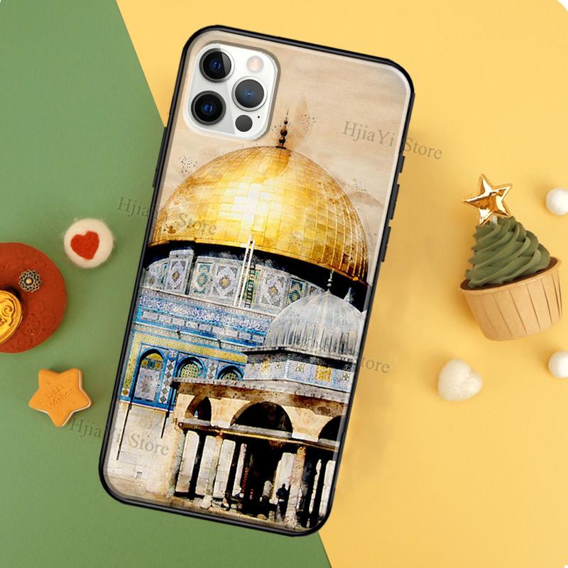 Jerusalem Dome of the Rock Case For Apple iPhone 13 12 Mini 11 14 Pro Max XS X XR 6S 7 8 Plus 5S SE 2020 Phone Cover
