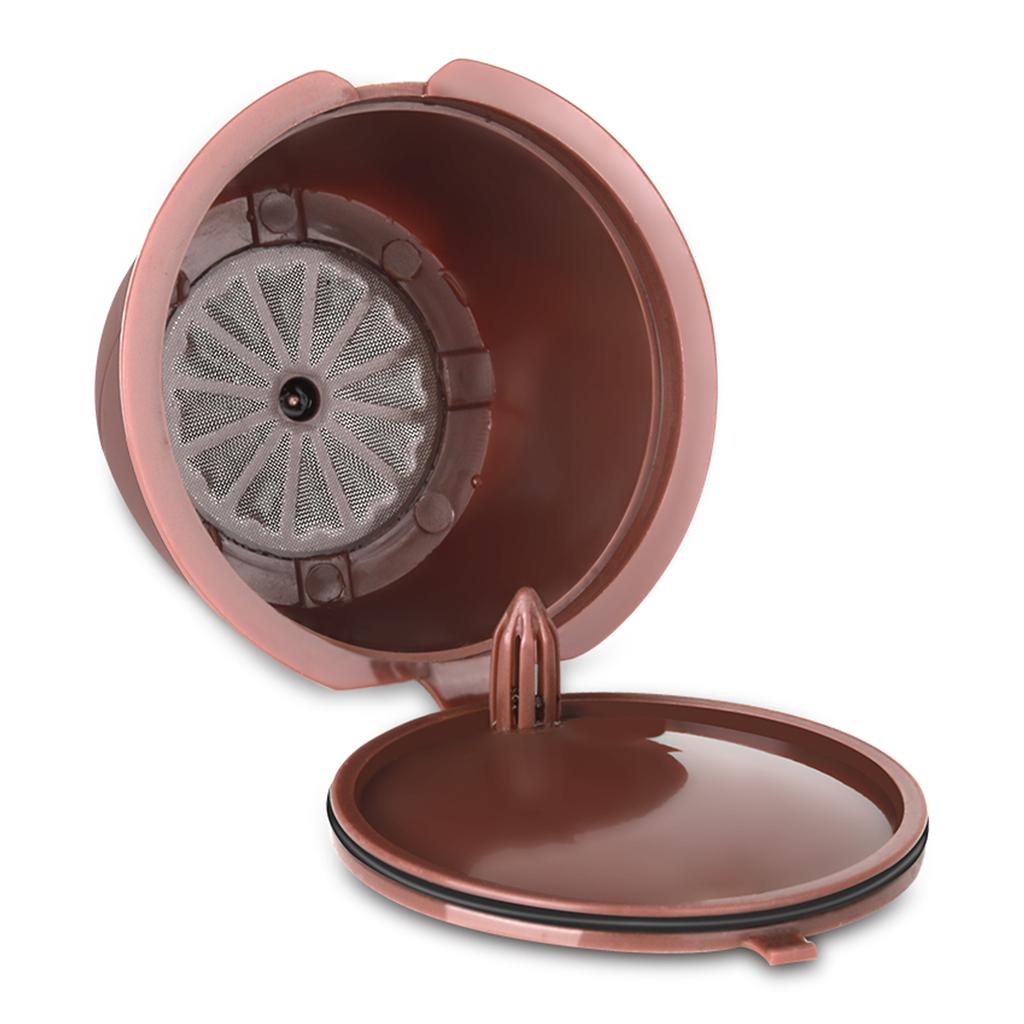 Stainless Steel Coffee Pod, Coffee Pod Stainless Steel with Brush for Coffee Machines