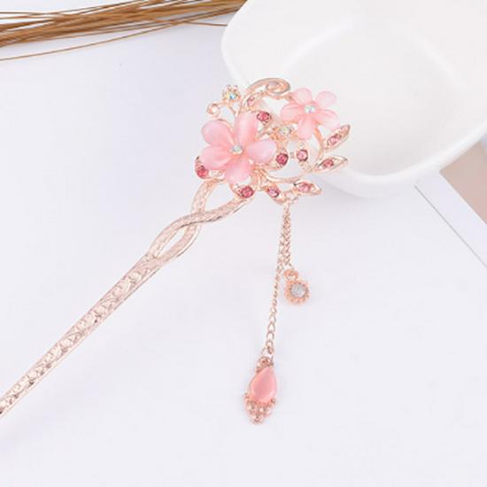 Women's 2026 Spring/Summer Chinese Tassel Alloy Hairpin - Qipao Hair Accessories