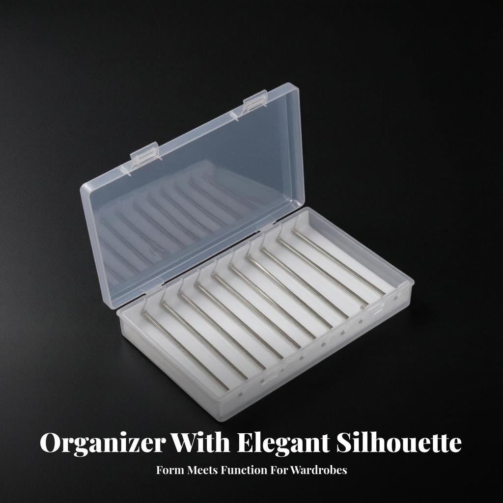 Display Case Compact Transparent PP Jewelry Storage Box for Retail Sellers