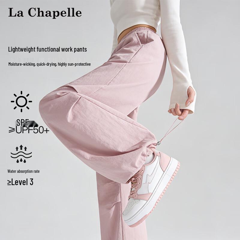 La Chapelle Women s High-Waist Pleated Straight-Leg Trousers M