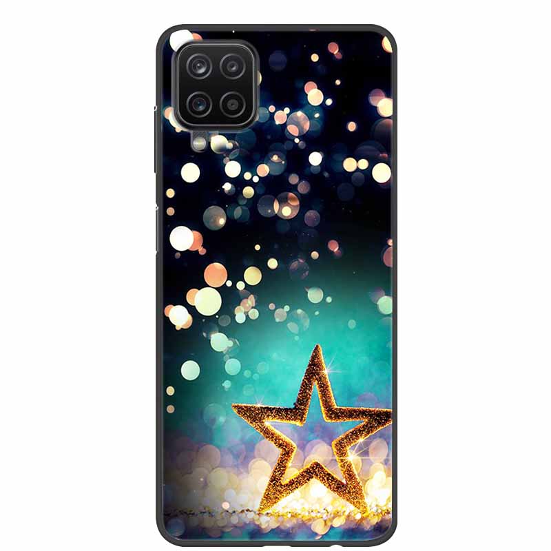 For Samsung A12 Case Marble Soft Silicone Back Case for Samsung Galaxy A12 GalaxyA12 Nacho A 12 SM-A125 Phone Cover Coque Fundas