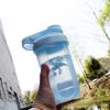 Water bottle100ML plastic cup sealed advertising cup fitness cup sports water cup mixing cup protein powder shaking cup with handle