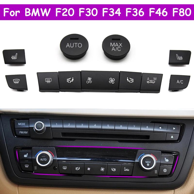 Car Dashboard Console AC Air Vent Seat Heating Switch Button MAX AUTO Repair Kit For BMW 3 Series F35 F30 F31 F34 2013-2018