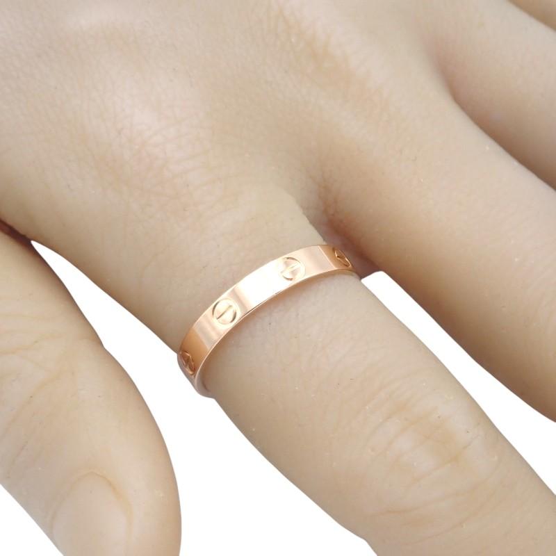 CARTIER  B4085260 #19(JP Size) ring K18 Pink Gold mens