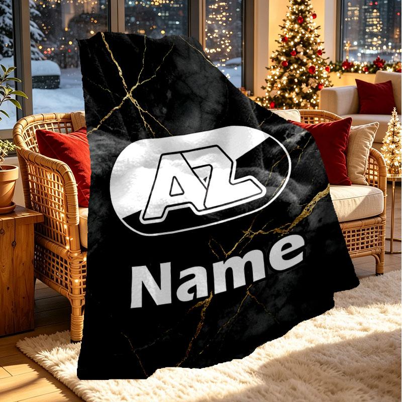 Custom Name Personalized AZ Alkmaar Print Blanket, Home Decor, Bedroom, Sofa, Camping, Couch, Gifts for Birthday Christmas