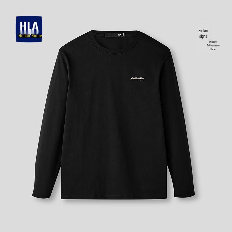 

HLA Men s Year of the Horse Series Embroidered Long Sleeve T-Shirt M