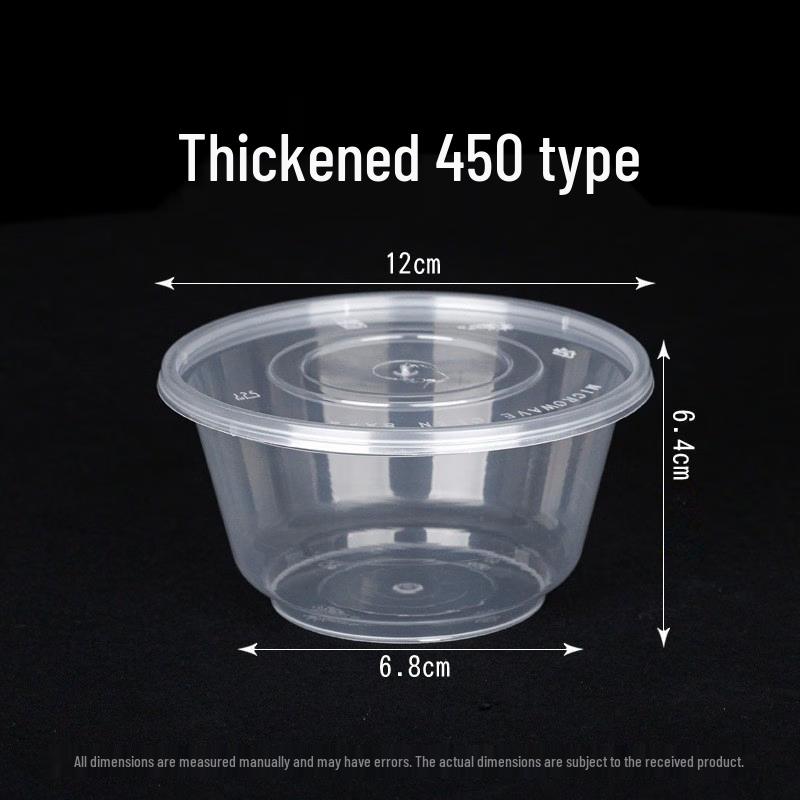 Disposable Round Takeaway Food Containers