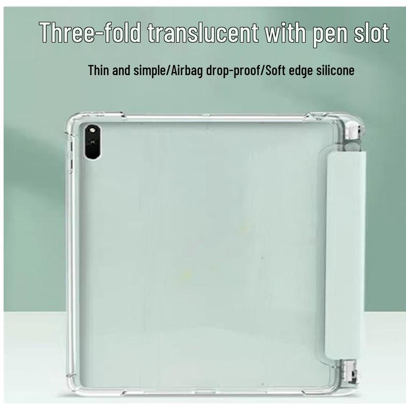 Θήκη Σιλικόνης για Apple iPad 10 (2022) - 10,95" Ανθεκτικό σε πτώσεις, Παγωμένο Διαφανές με Υποδοχή Στυλό