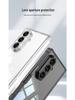 Samsung Z Fold7 Magnetic Airbag Case with Minimalist Style - Transparent, Full Hinge Coverage, for Men and Women