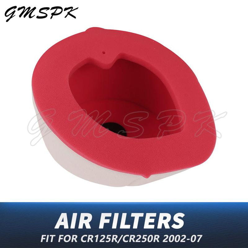 Motorcycle Air Filter Cleaner Fit for Honda CR125R CR250R 2002-2007 CRF250R 2004-2009 CRF250X CRF450R CRF450X CRF CR 125 250 450