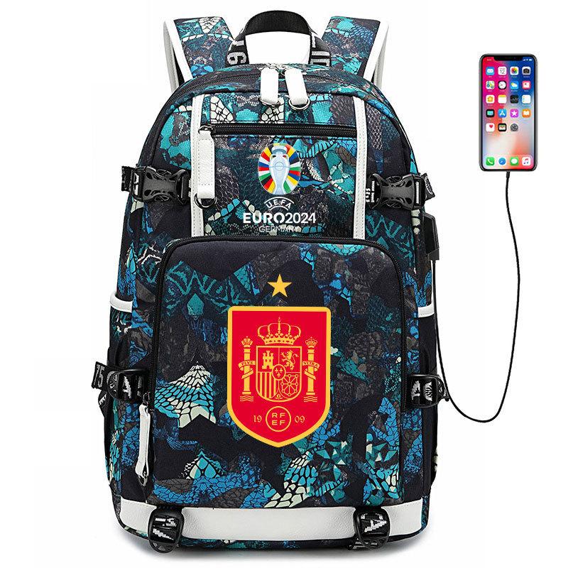 3-delige Schoolrugzakset voor Studenten Grote Capaciteit Oxford Stof Schooltas met Schouderband en Etui 36-55L