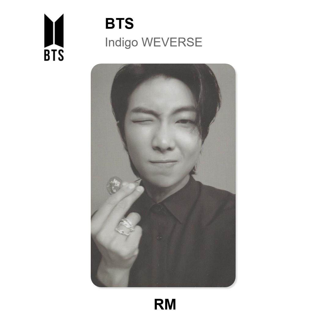 BTS RM Indigo WEVERSE Official Photocard RM