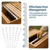 6Pcs Easy Installation Metal Frame Strips Shape-Retaining Performance Frame Spacers  Beekeeping