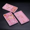 1PC, Flocking Jewelry Box Jewelry Tray, Color: Pink
