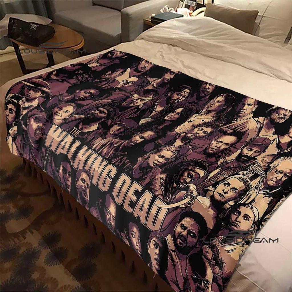 Daryl Dixon The Walking Dead Throws Blanket Horror TV Series Sofa Blanket for Adults and Children Bedroom Living Room Decoratio