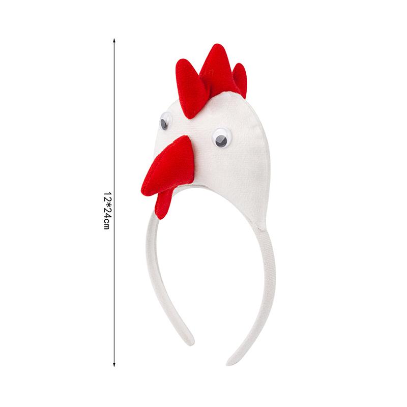 Child Kids Adult Chicken Chick Headband Animal Cosplay Props Birthday Gift Party Costume Carnival Halloween Christmas