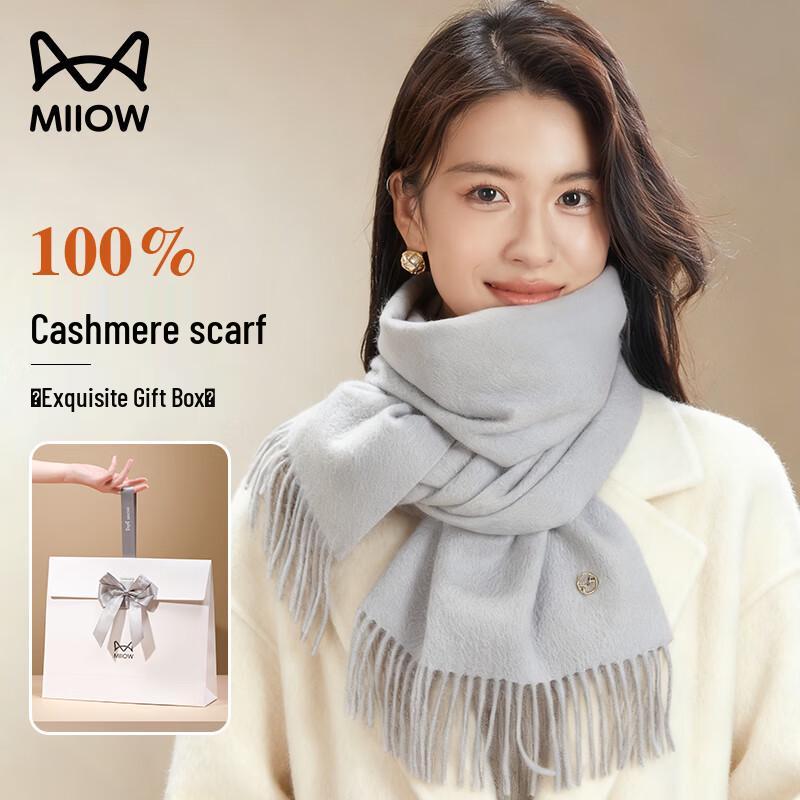 

MaoRen Women s Pure Cashmere Scarf & Shawl
