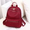 Women's Embroidered Oxford Cloth Casual Backpack for Travel and Storage