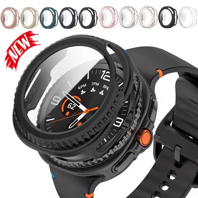 Case+glass for Samsung Galaxy Watch 8 Classic Full Cover Screen Protector Anti-drop Bumper for Galaxy 8 Classic 46mm Shell
