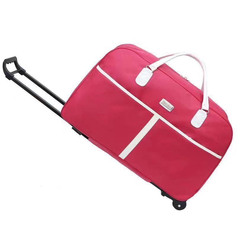 Women's Large Capacity Lightweight Trolley Travel Handbag