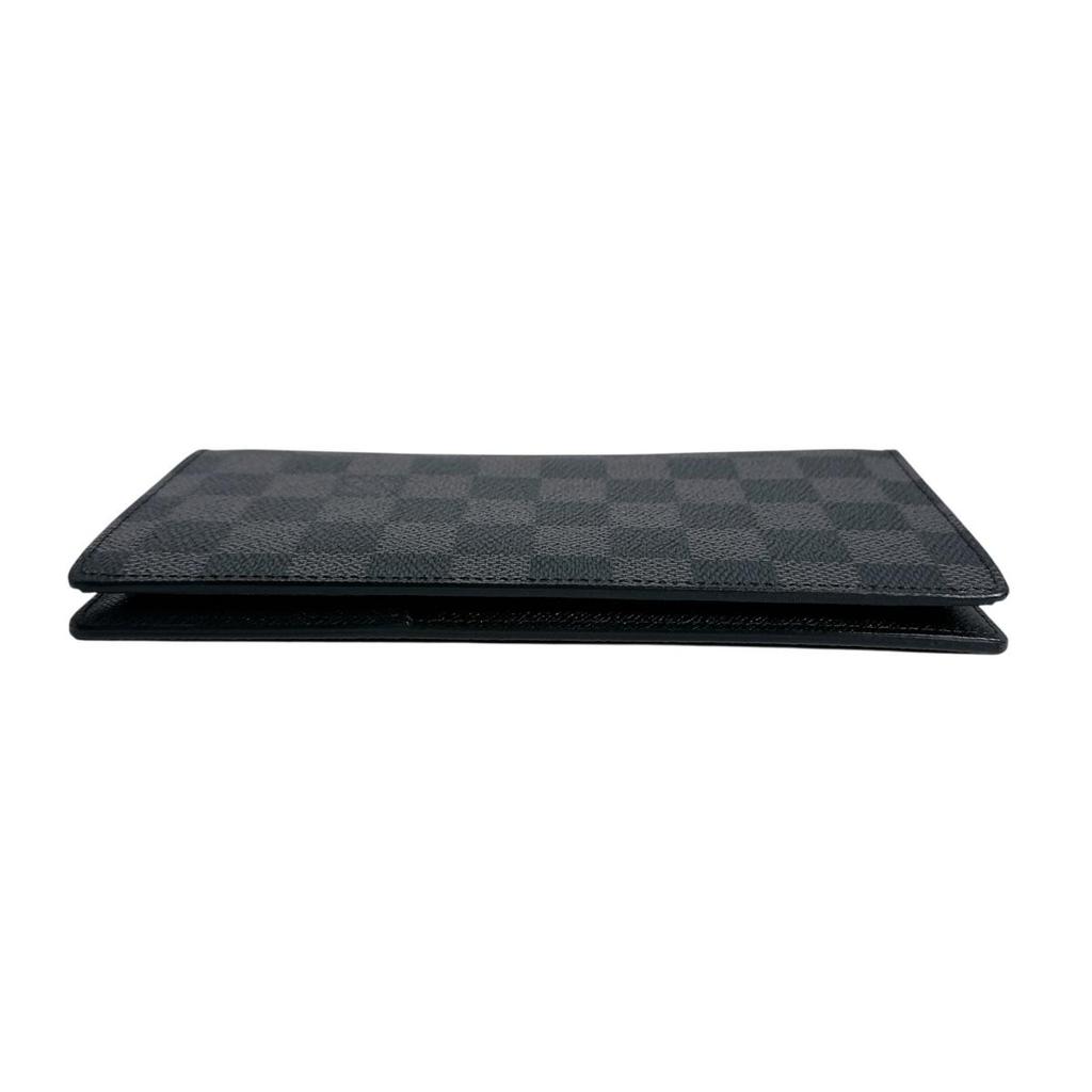 LOUIS VUITTON Portefeiulle Â· Brother Long Wallet purse Damier Grafitto N62665 Used