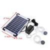 Pond Oxygenator Solar Powered 5W Oxygen Pump for Outdoor Fish Tank Aquarium with Maintenance and Sustainable Design